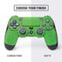 Green Carbon Fiber Specialty Material PS4 Controller Skin