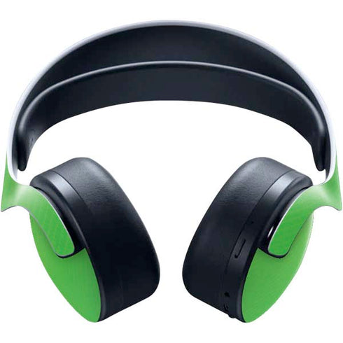 Green Carbon Fiber Specialty Material PULSE 3D Wireless Headset for PS5 Skin