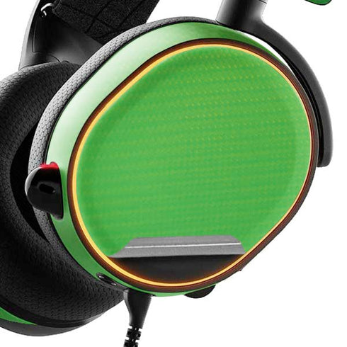 Green Carbon Fiber Specialty Material SteelSeries Arctis 5 Skin