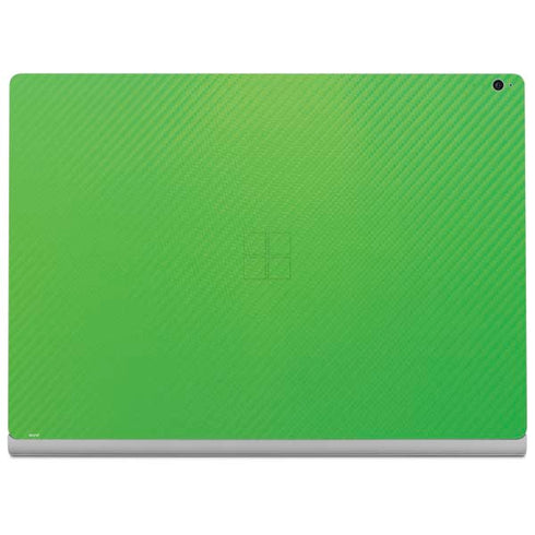 Green Carbon Fiber Specialty Material Surface Book 2 15in Skin