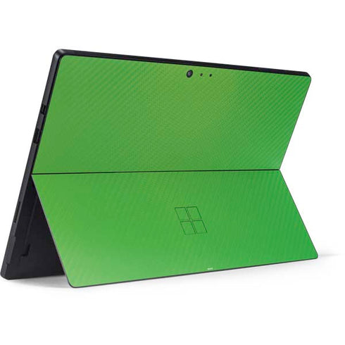 Green Carbon Fiber Specialty Material Surface Pro 6 Skin