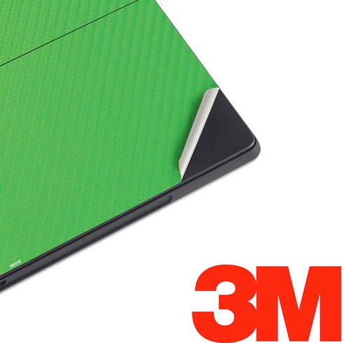 Green Carbon Fiber Specialty Material Surface Pro 7 Skin