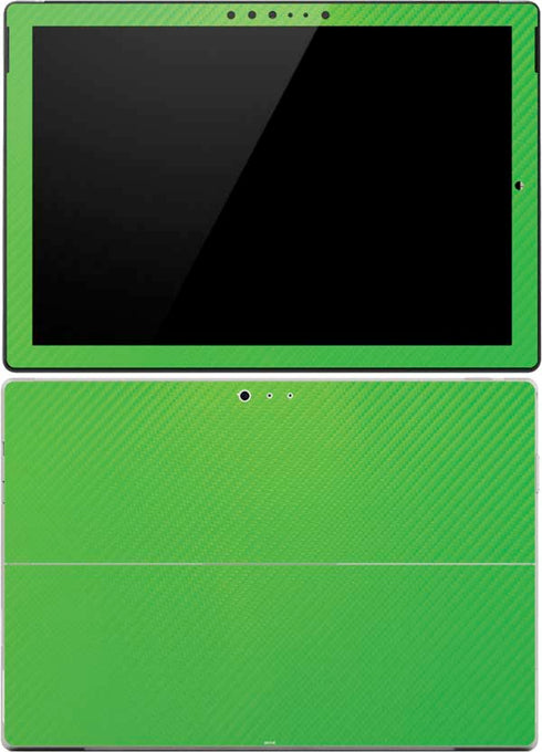 Green Carbon Fiber Specialty Material Surface Pro (2017) Skin