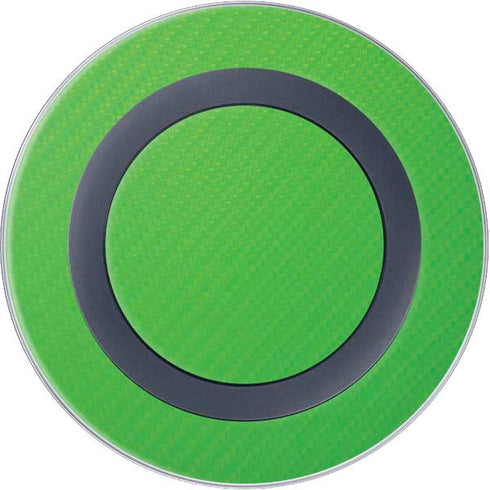Green Carbon Fiber Specialty Material Wireless Charger Skin