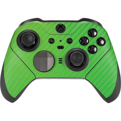 Green Carbon Fiber Specialty Material Xbox Elite Wireless Controller Series 2 Skin