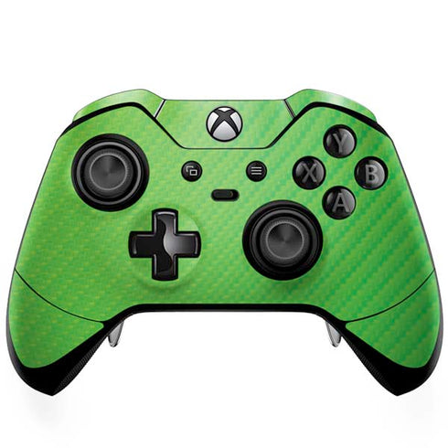 Green Carbon Fiber Specialty Material Xbox One Elite Controller Skin