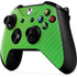 Green Carbon Fiber Specialty Material Xbox One X Controller Skin