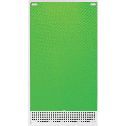 Green Carbon Fiber Specialty Material Xbox Series S Bundle Skin