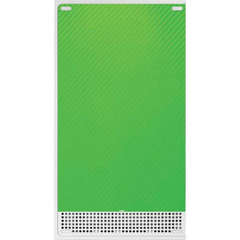 Green Carbon Fiber Specialty Material Xbox Series S Console Skin