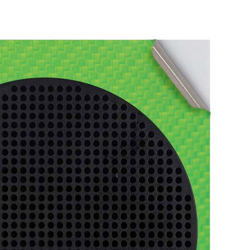 Green Carbon Fiber Specialty Material Xbox Series S Console Skin