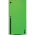 Green Carbon Fiber Specialty Material Xbox Series X Console Skin