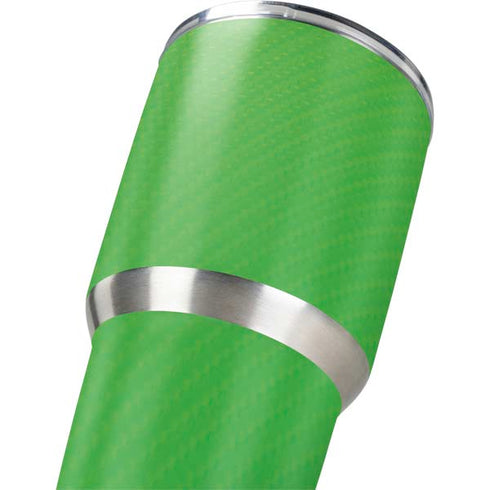 Green Carbon Fiber Specialty Texture Material Yeti 30oz Rambler Tumbler Skin