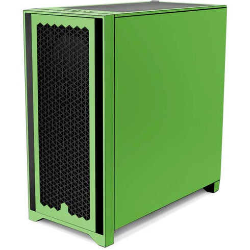 Green Solid Corsair 4000D Tempered Glass Mid-Tower ATX Case Skin