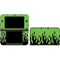 Green Flames 3DS XL 2015 Skin