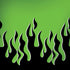 Green Flames Dell Alienware Skin
