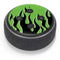 Green Flames Amazon Echo Dot Skin
