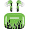 Green Flames Apple AirPods Pro Skin
