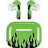 Green Flames Apple AirPods Pro Skin
