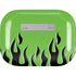 Green Flames Apple AirPods Pro Skin