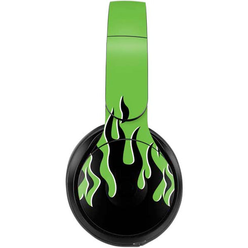 Green Flames Beats Solo Pro Skin