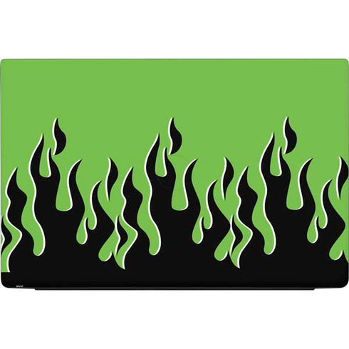 Green Flames Dell Vostro Skin