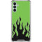Green Flames Galaxy A13 5G Clear Case