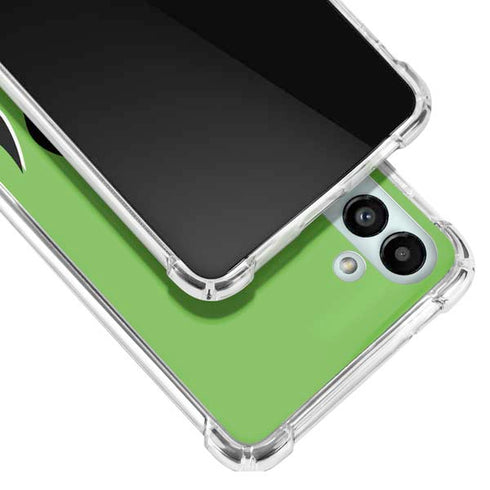 Green Flames Galaxy A13 5G Clear Case
