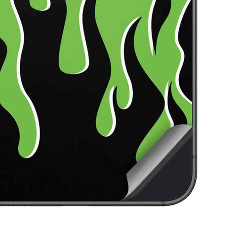 Green Flames Galaxy A14 5G Skin