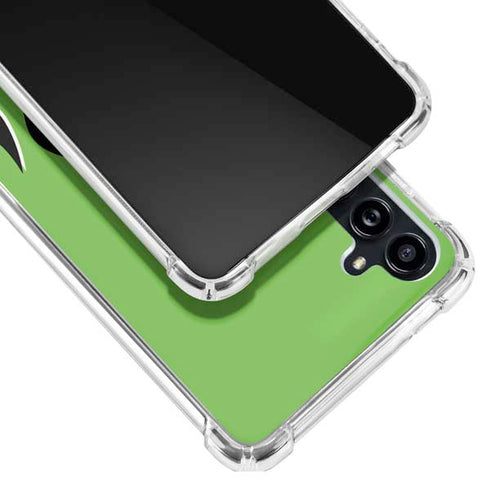Green Flames Galaxy A54 5G Clear Case