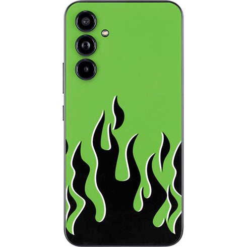 Green Flames Galaxy A54 5G Skin