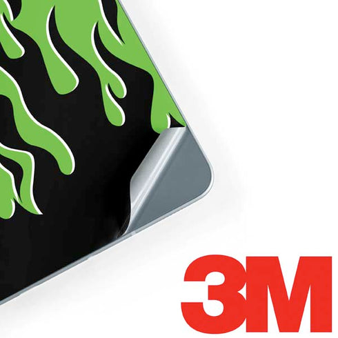 Green Flames Galaxy Book 12in Skin