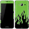 Green Flames Galaxy J3 Skin