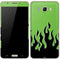 Green Flames Galaxy J7 Skin