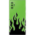 Green Flames Galaxy Note 10 Plus Skin