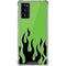 Green Flames Galaxy Note20 5G Clear Case