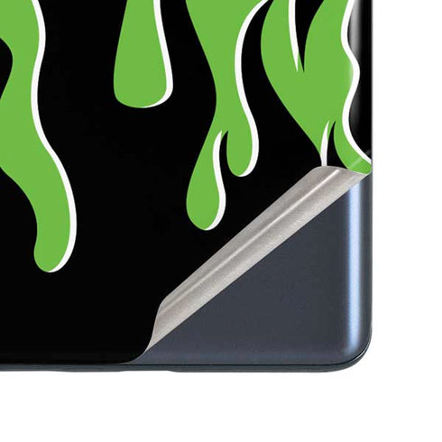 Green Flames Galaxy S20 Fan Edition Skin
