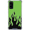 Green Flames Galaxy S20 FE Clear Case