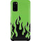Green Flames Galaxy S20 Lite Case