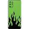 Green Flames Galaxy S20 Plus Skin