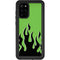 Green Flames Galaxy S20 Plus Waterproof Case