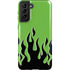 Green Flames Galaxy S21 FE Pro Case