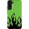 Green Flames Galaxy S22 Plus Pro Case