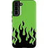 Green Flames Galaxy S22 Plus Pro Case