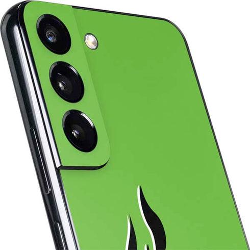 Green Flames Galaxy S22 Plus Skin