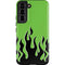 Green Flames Galaxy S22 Pro Case
