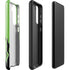 Green Flames Galaxy S22 Pro Case