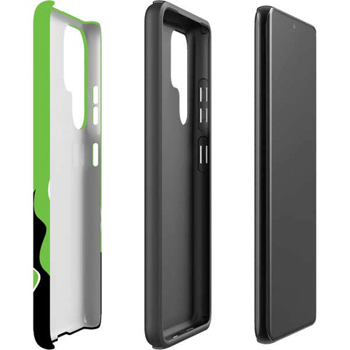 Green Flames Galaxy S22 Ultra Pro Case