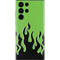 Green Flames Galaxy S22 Ultra Skin