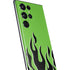 Green Flames Galaxy S22 Ultra Skin