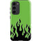Green Flames Galaxy S23 Plus Pro Case